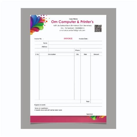 Bill Book Printing Services At Page In Navi Mumbai Id