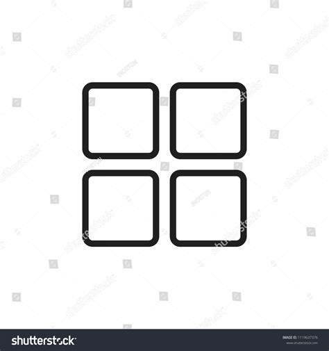 892 Four Squares Menu Button Icon Images Stock Photos And Vectors