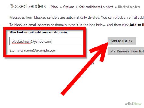 How To Block A Sender By Email Address In Hotmail Steps