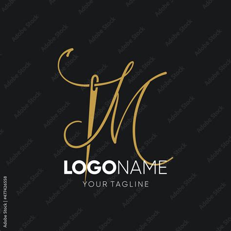 Letter M Sewing Needle Logo Design Vector Icon Graphic Emblem