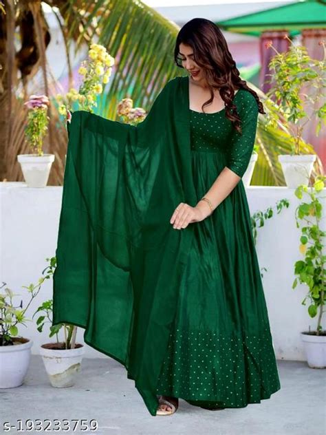 LATEST WOMEN'S GOWN WITH DUPATTA