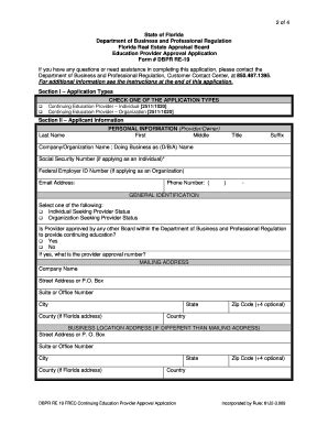 Form Fl Dbpr Re Fill Online Printable Fillable Blank Pdffiller