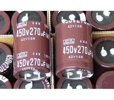 Nippon Chemi Con 270uF 450V Electrolytic Capacitor Nippon Chemi Con