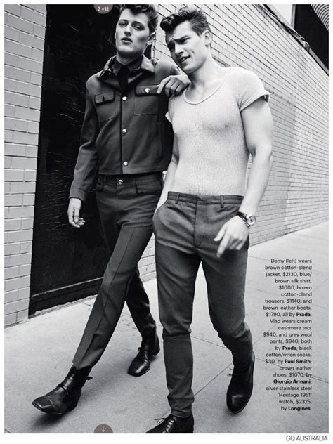 Vladimir Ivanov Demy Matzen Model 60s Inspired Fashions For Gq