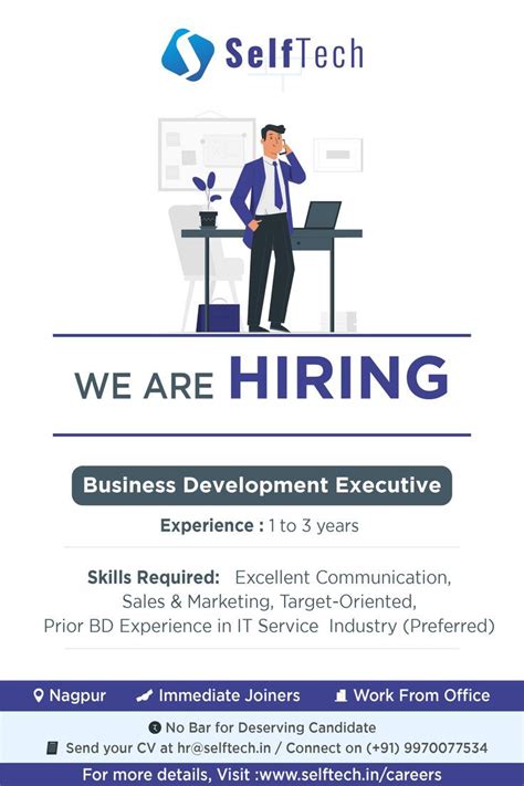 Were Hiring For Business Development Executive