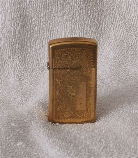 Vintage Brass Zippo Lighter