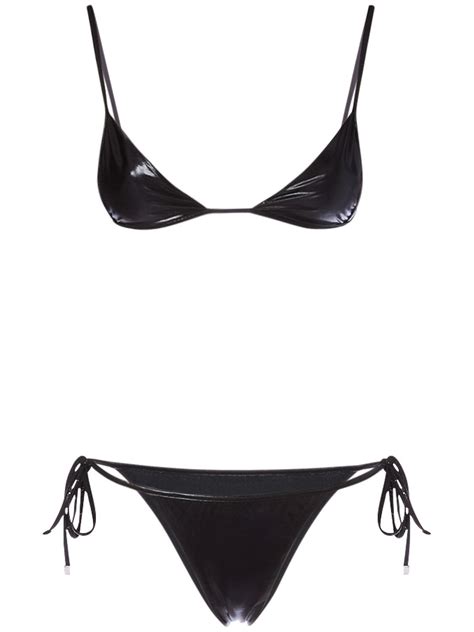 The Attico Triangle Tie Bikini Smart Closet