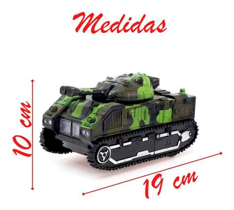 Brinquedo Tanque Militar Transformers Rob Som E Luzes