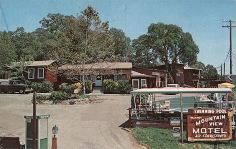 Mountain View Motel Sonora, CA Postcard