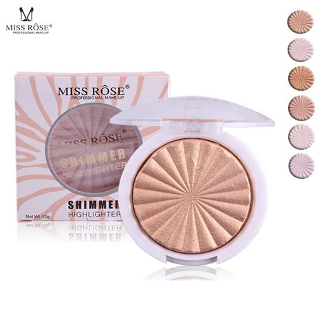 Buy Miss Rose Illuminator Highlighter Makeup Glow Kit Shimmer Face Powder