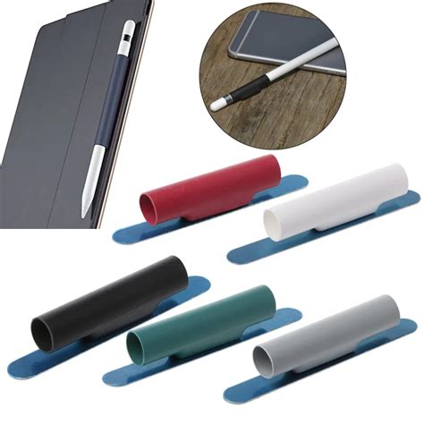 Open Smart Universal Pencil Magnetic Sleeve Soft Silicone Holder Grip For Apple Ipad Pro In