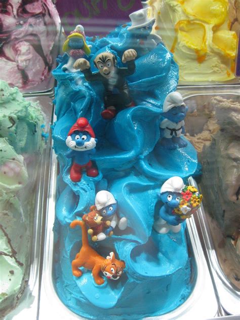 Smurftastic Ice Cream Smurfs Comics Artist Ice Cream