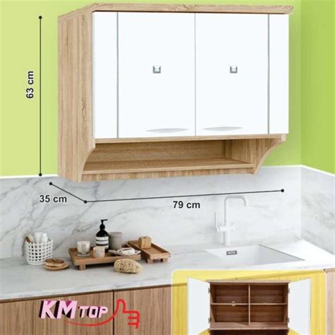 Jual Lemari Gantung Kitchen Set 2pintu Ksa Furni Ksa 2 F S Di Seller