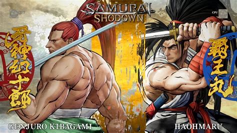 Samurai Shodown Genjuro Vs Haohmaru Youtube