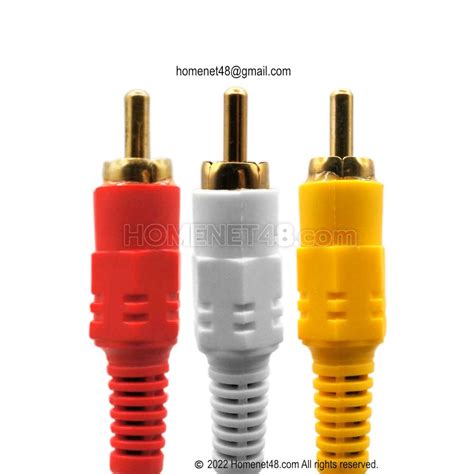 Av Cable Three Colors Video And Audio Cable In 3 Out 3 Homenet48