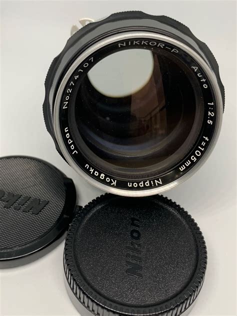 Exc Nikon Nikkor P Auto 105mm F25 Ai Converted Lens Nippon Kogaku Photography Lens