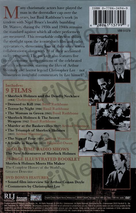 Sherlock Holmes: Classic Film & Radio Collection (Boxset) on DVD Movie