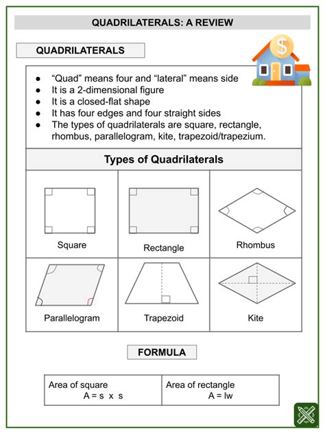 Area Of Squares Rectangles Themed Math Worksheets Age 8 10