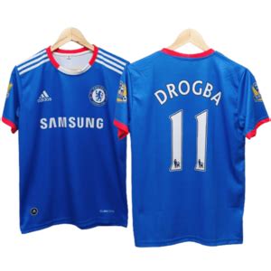 Chelsea 2010-11 Drogba Home Jersey | Retro Collection - Cyberried Store