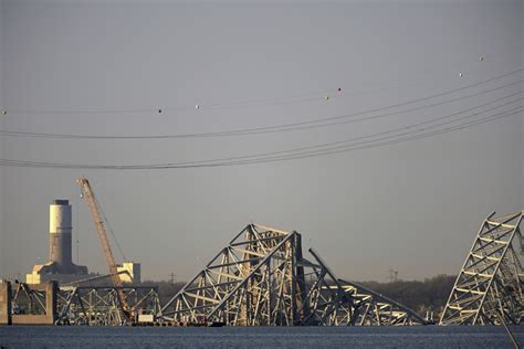 As Cranes Arrive At Baltimore Bridge Collapse Site Governor Describes Daunting Task Of Cleaning