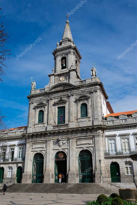 Oporto Portugal 13 de febrero de 2023 Iglesia de la Santísima