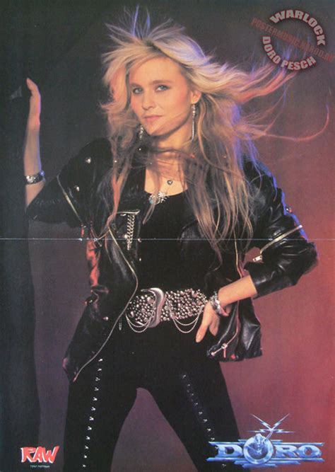 WARLOCK DORO PESCH Posters Magazines Articles Collection