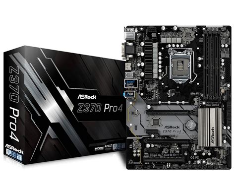 ASRock Z370 Pro4 LGA1151 Intel Z370 Coffee Lake ATX Desktop Motherboard