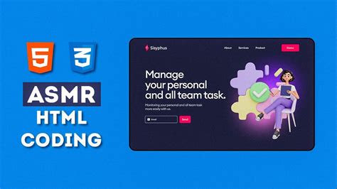 Asmr Programming Build Website Using Html Css Youtube