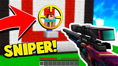 Minecraft Sniper Bow Challenge Gun Texture Pack Youtube