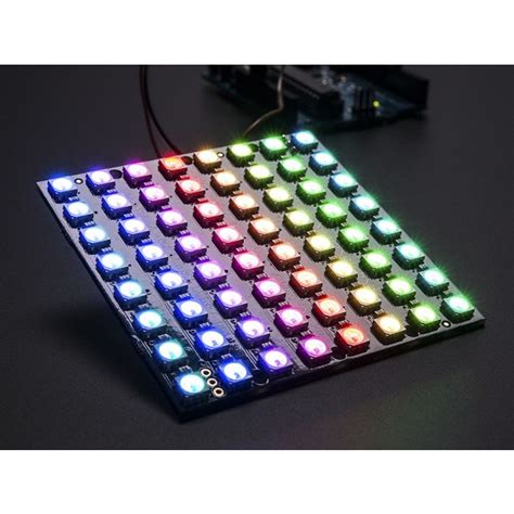 Adafruit NeoPixel NeoMatrix 8x8 64 RGB LED Pixel Matrix Buy In