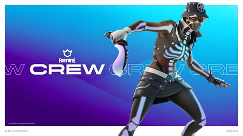 December Fortnite Crew Skin Ethel Rozalie