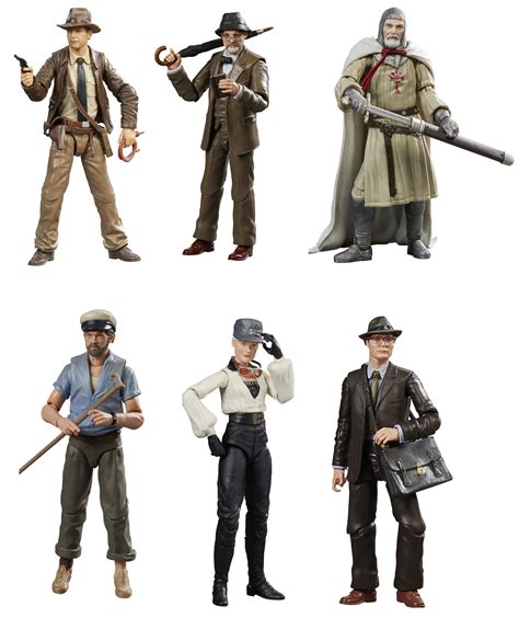 PRE ORDER Indiana Jones 6 Inch Action Figure Wave 3 Set Of 6 Grail