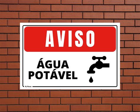 Placa Aviso Gua Pot Vel X Cm Elo Produtos Especiais