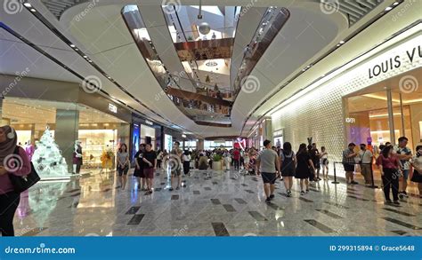 People Can Seen Exploring Around the Exchange TRX Mall. Stock Footage ...