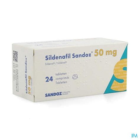 Sildenafil Sandoz 50mg Filmomh Tabl 24x 50mg Apotheek Thiels