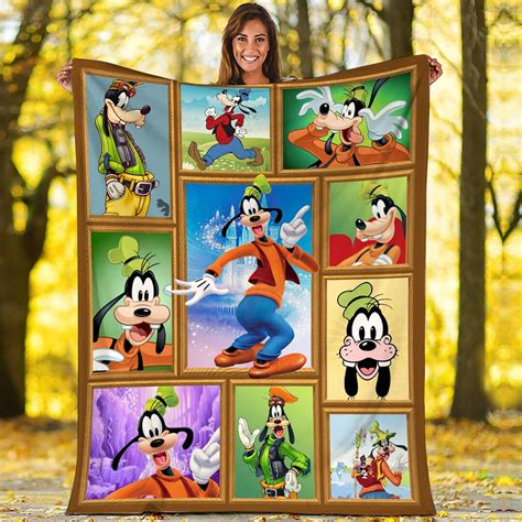 Disneyland Goofy Fleece Blanket Goofy Movies Blanket Max Goof Etsy