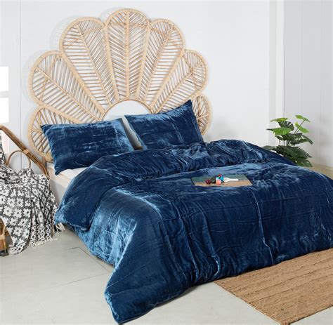 Ultra Luxe Velvet Duvet Cover Boho Beddinguo Comforter Etsy