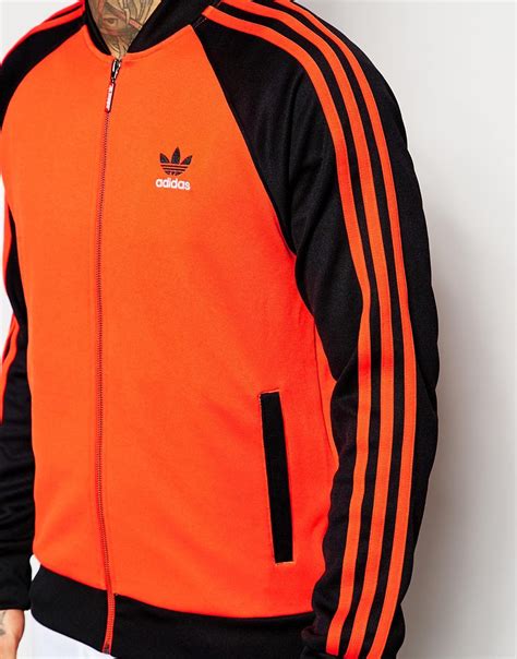 Lyst - Adidas Originals Superstar Track Jacket Aj7002 in Orange for Men