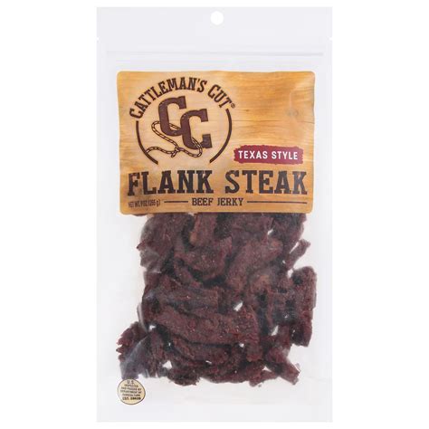 Cattlemans Cut Texas Style Flank Steak Beef Jerky Shop Jerky At H E B