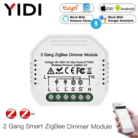 M Dulo De Interruptor De Atenuaci N De Luz Inteligente ZigBee De 2