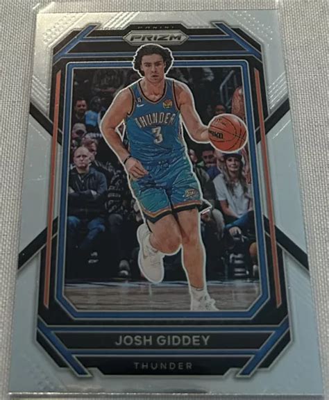 Panini Prizm Basketball Josh Giddey Oklahoma City Thunder Carte