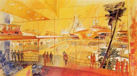 Tomorrowland Concept Art By John Hench Disney Imagineering Disney