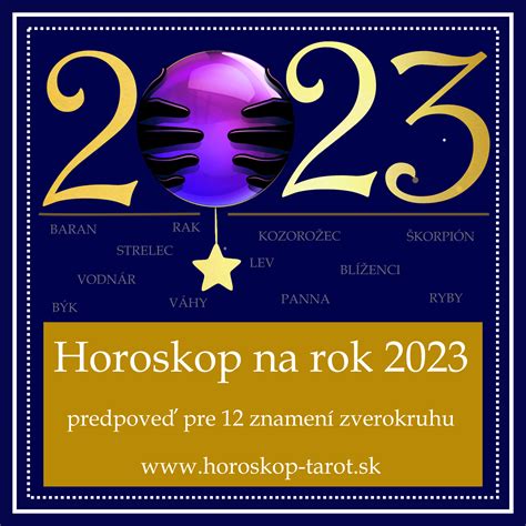 Horoskop Na Rok Objavte Svoj Ro N Pr Beh Osudu