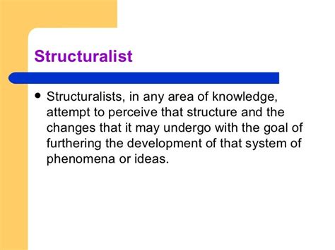 American Structuralism