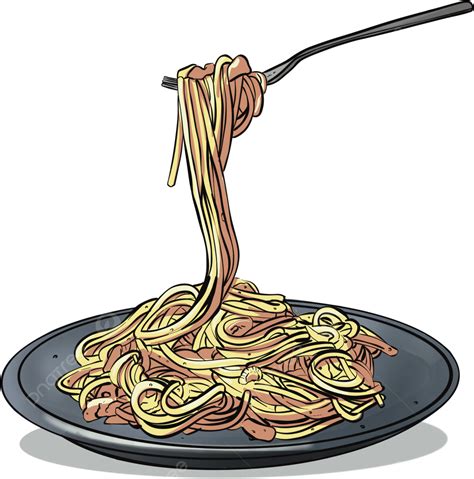 Pâtes Spaghettis PNG Nourriture De Spaghettis Spaghetti Dessin