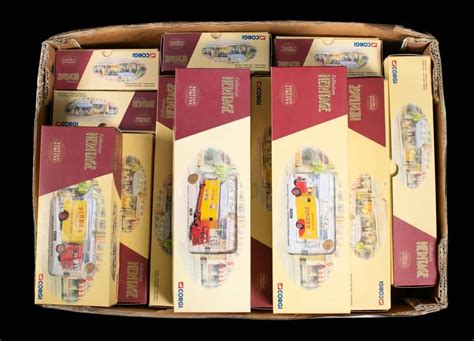 Corgi Heritage Collection A Boxed Group Of Twelve Pinder Jean