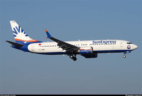 TC SMD SunExpress Boeing 737 8 MAX Photo By Jan Seler ID 1542321