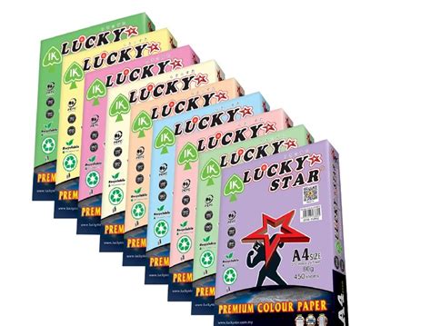 Ofiskita Ik Lucky Star A Premium Colour Paper Gsm S Light Colour