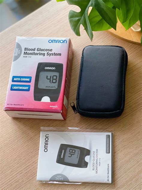 Omron Blood Glucose Monitoring System HGM 111 STANDARD Health