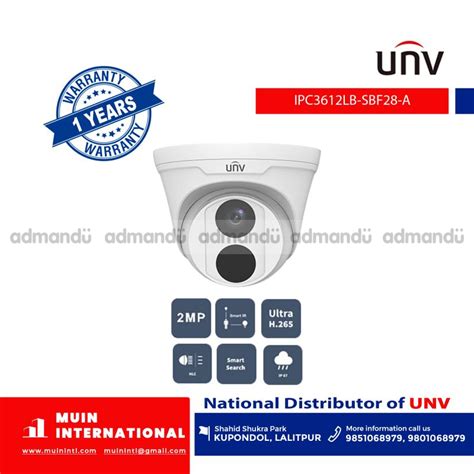 Unv Mp Ir Camera Dome Ip